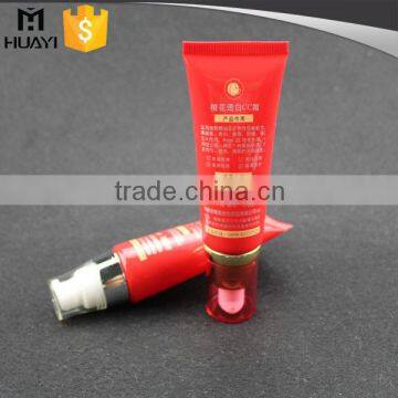 empty cosmetic plastic lotion tube for bb cream