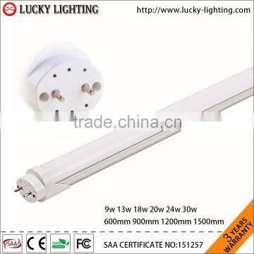 SAA CE Approved SMD2835 6500k daylight 1200mm 18w T8 led tube light