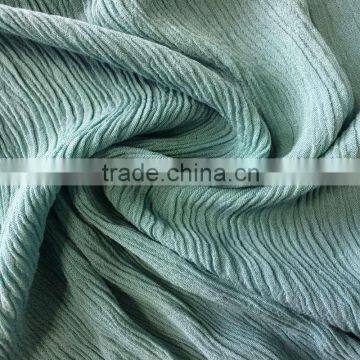 wholesale custom solid rayon crepe fabric for lady blouse