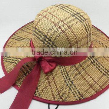 Top grade latest ladies straw beach floppy hats