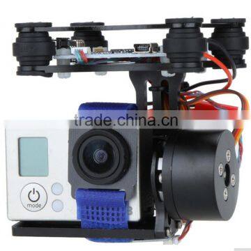 DIY CNC Metal Camera Gimbal Mount for DJI 2 Axis Metal Brushless Gimbal w/ Controller