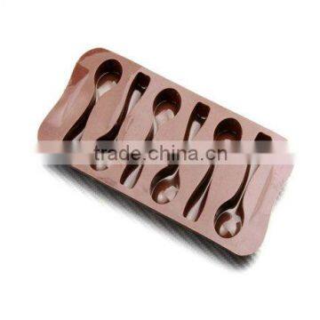 Chocolate Cake Mold, 6pcs Spoon Shape silicone cake mould