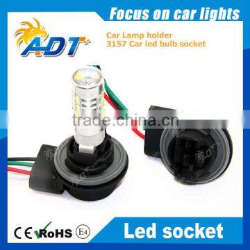 Auto bulb socket base holder 3157 1157 bay15d 1156 ba15s