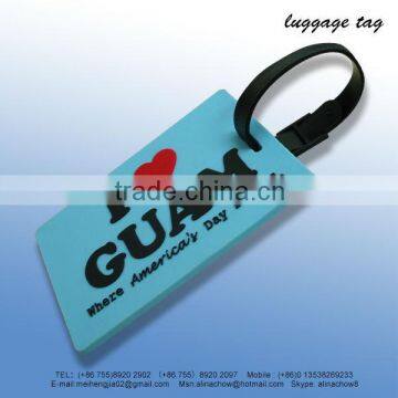 PVC new design 3D luggage tag