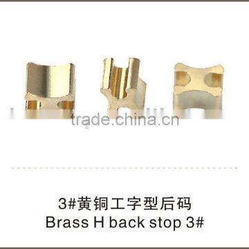 Brass H Bottom Stopper No.3 zipper garment accessories