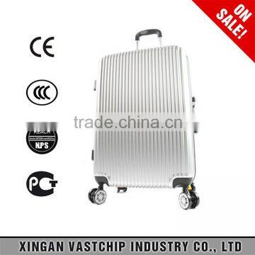 Top grade PC hard travel bags customized design trolley luggage & suitcase