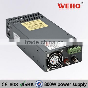 scn-800w single output dc industrial power supply 17a 48volt smps