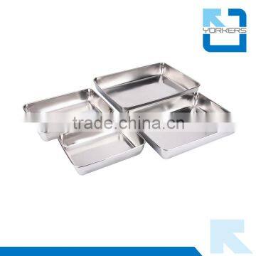 Stainless Steel Rectangular Towel Tray & Serving Tray photo-2