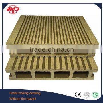 easily installed outdoor wood plastic composite decking wpc decking