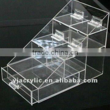 acrylic clear drawer storage box