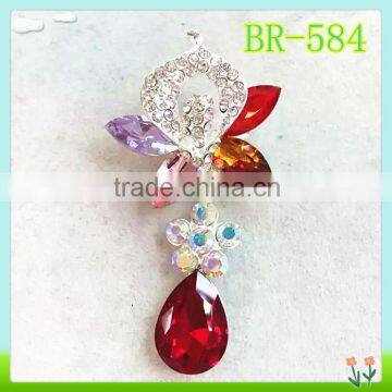 fashion funny crystal brooch,wholesale rhinestone brooches