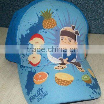 sublimation print cap baseball cap microfiber cap