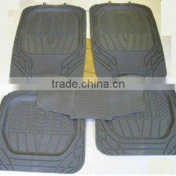 car slip mats/anti slip pvc backing car floor mat