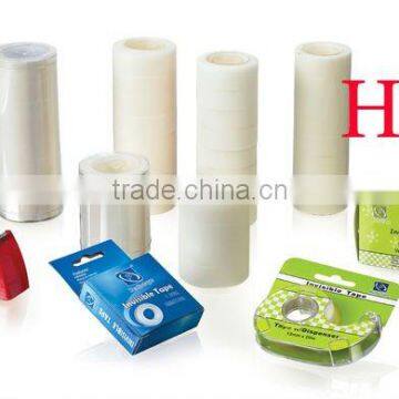Hot Sale 1" Core BOPP Stationery Tape With Various Colors and Plastic Core photo-2