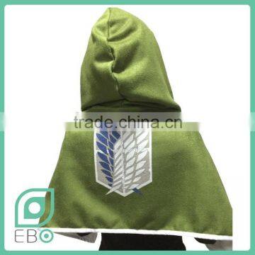 Anime cloak cape Attack on Titan cosplay costume custom printed