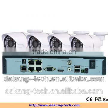 4ch POE nvr kit,IP Camera and P2P NVR, H.264 POE NVR Kit,960P/720P camera Nvr kit POE NVR Kit