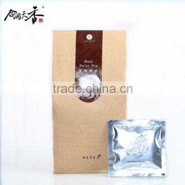 Chinese rose ripe puer tea exporter