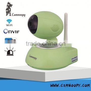 Onvif H.264 PT pan&tilt Wireless PT ip camera Two-way audio 128GB SD card door bell ip camera Max 64ch wireless alram sensor