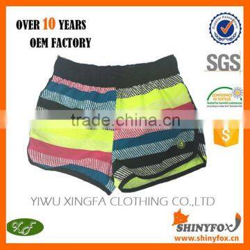 Factory Wholesale boardshorts Chromatic stripe boardshorts Stretching Boardshorts Provide OEM Service