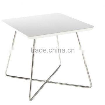 unique white end table (NH2599-55w)