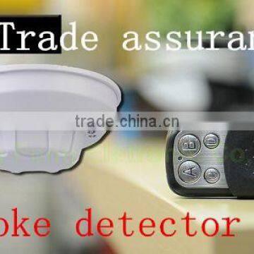 night vision charging-recording together 720P cctv home office security smoke detector camera