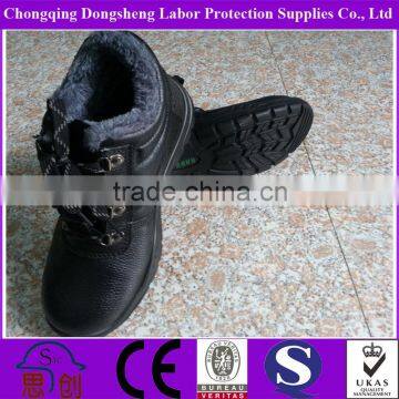 2014 Mid-cut Warm with Grey Furs for Outdoor Use in Winter Safety shoes