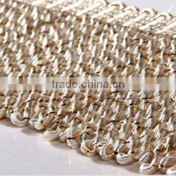 Elegant Polyester Bullion Fringe Brush Fringe For Home Textile