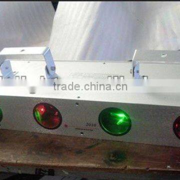 four heads red & green beam laser light