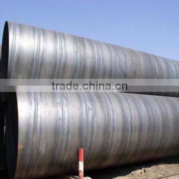 SSAW Steel Pipe / Spiral welded steel water pipe