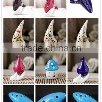 Zelda series ceramic ocarina of 12 holes