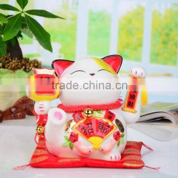 waving hands lucky cat for home decoration                        
                                                                                Supplier's Choice