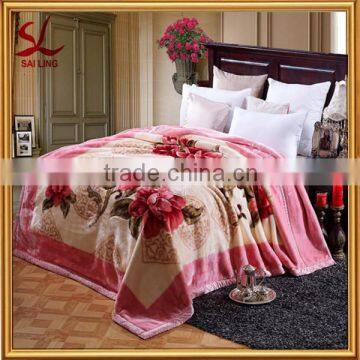Super Soft Korean Mink Style Blanket Queen Size Throw Blanket Double Mink Blanket