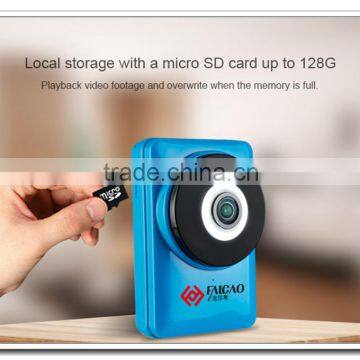 1.0 MP Night Vision Baby Monitor Support Two-way Voice Mini WiFi IP Camera