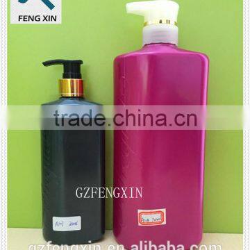 450ml 900ml personal care PET plastic lotion bottle with lotion pump for shampoo