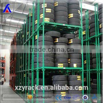 warehouse cage rolling rack tire stackable racks Steel Racks factory supplier