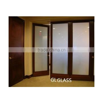 Decorative Frosted Glass-Acid Etched Glass (clear, ultra clear, colored, 3-19mm)