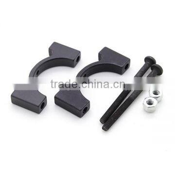 NEW Black CNC 12mm 16mm 20mm 22mm 25mm Alimunum Tube Clamps for RC Multicopter Drone