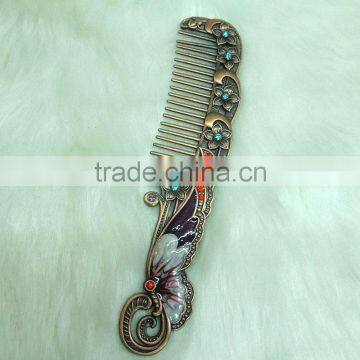 Promotional Gift Comb Mirror Set/red Bronze Cosmetic Pocket Mirror Set photo-3
