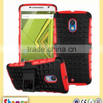 Hot-selling kickstand Protect case for Motorola Moto X Play,Cover for Motorola Moto X Play