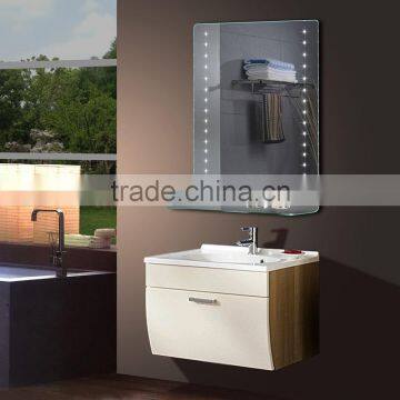 High quality shelf bathroom mirror with lights