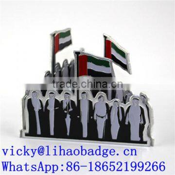 2016 New Custom UAE Lapel Pin,magnetic National Day Pin Badge,UAE Promotional Gift Pin Bage photo-2