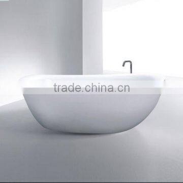 modern 1 person ivory fiberglass tub for Europe market passed ISO9001and CE