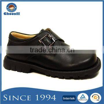 Factory Direct Sell Children International School Uniforms Black Shoes