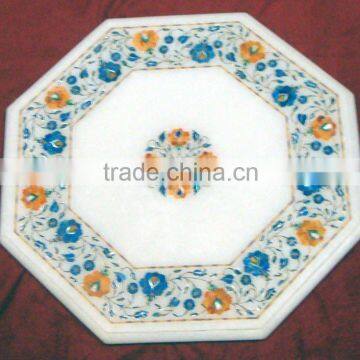 Inlay Marble Coffee Table Top