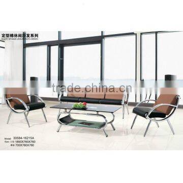 high quality office Shape sponge leisure sofa set 30584-16215A