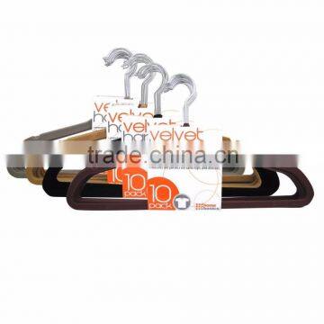 Velvet Hangers, Flocked Hangers - Space Saving Thin Profile, Non-slip Hanger With Notched Shoulders, Suit Hanger, Clothes Hanger photo-5