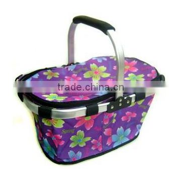 polyester foldable picnic basket