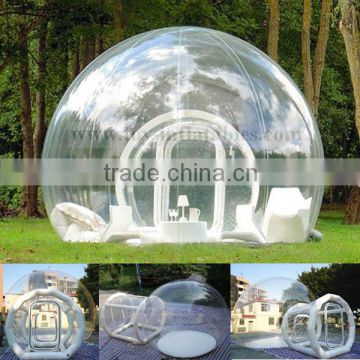 Hot sale inflatable bubble camping tent clear inflatable lawn tent inflatable bubble tent for sale