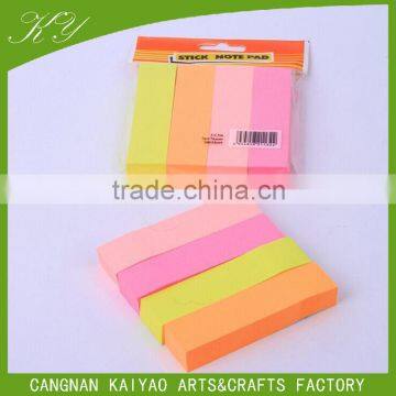 Customized Reminder Function 4pcs Colored Fancy Sticky Notes