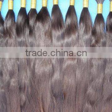 Natural Color Remy Human Hair/Virgin remy cuticle hair